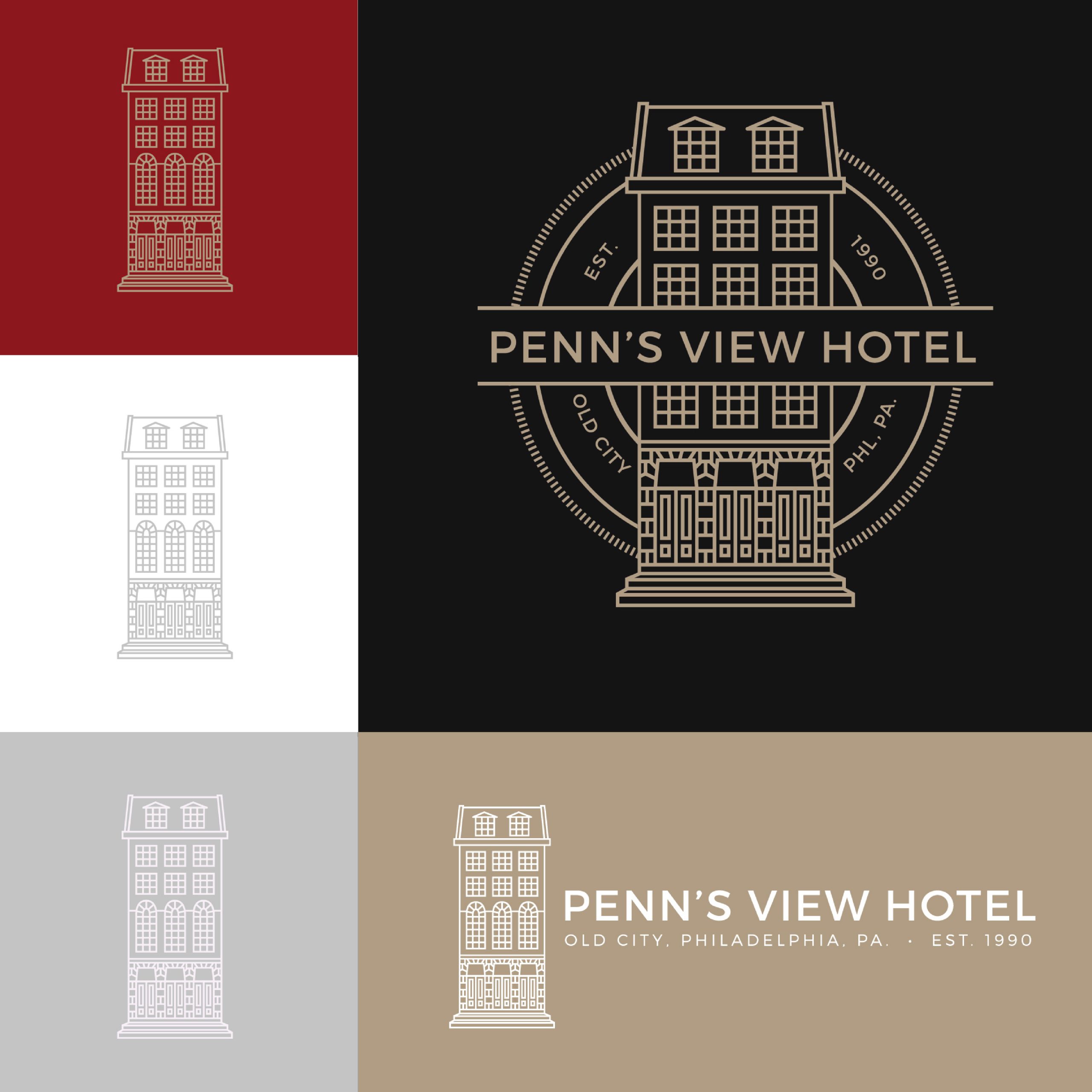 Penns View Hotel Identity