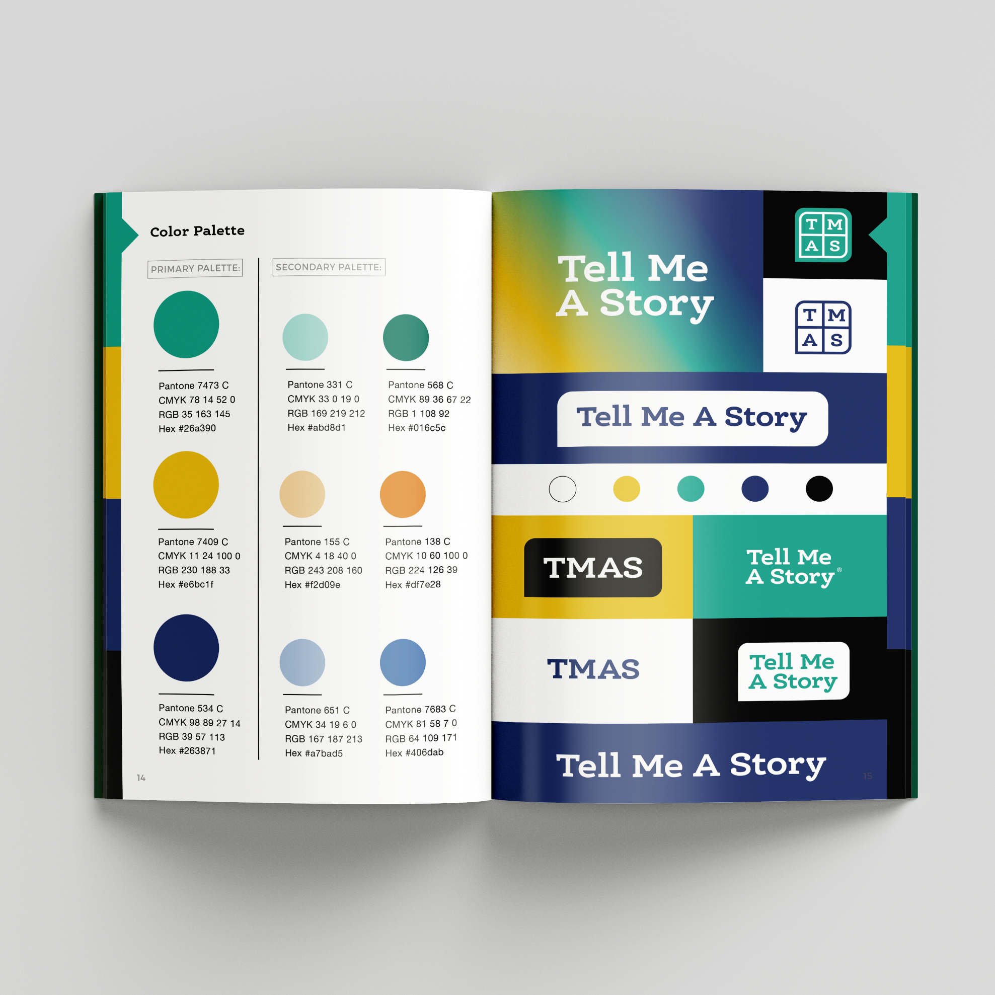 Tell Me A Story Branding Guidelines
