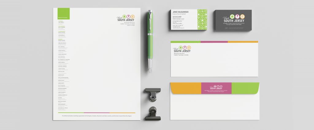 Visit South Jersey Branded Stationery